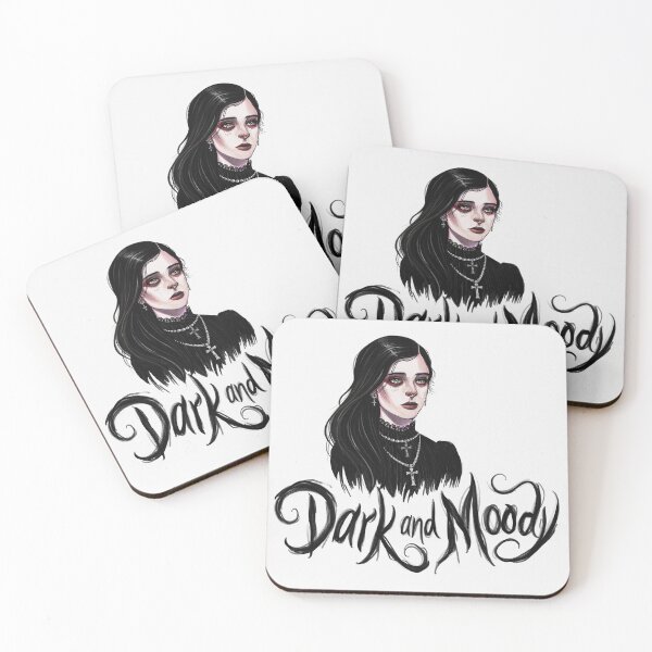 Item preview, Dark and moody -  Emo Goth Girl design designed and sold by Vintage Designs +.