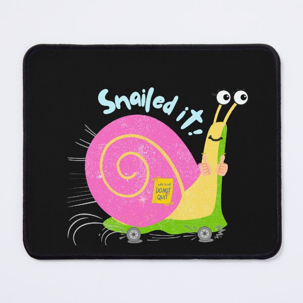 Item preview, Slow But Rolling – Snailed It! designed and sold by minibrainco.