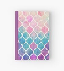 Regenbogen Pastell Aquarell marokkanischen Muster Notizbuch