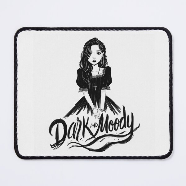 Item preview, Dark and moody - Emo Goth Girl design designed and sold by Vintage Designs +.