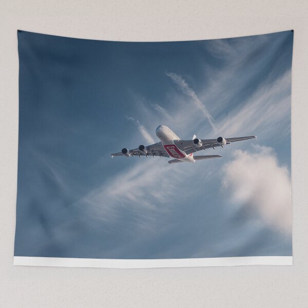 Item preview, Emirates A380 High Over Europe designed and sold by Skyframe Aviation.