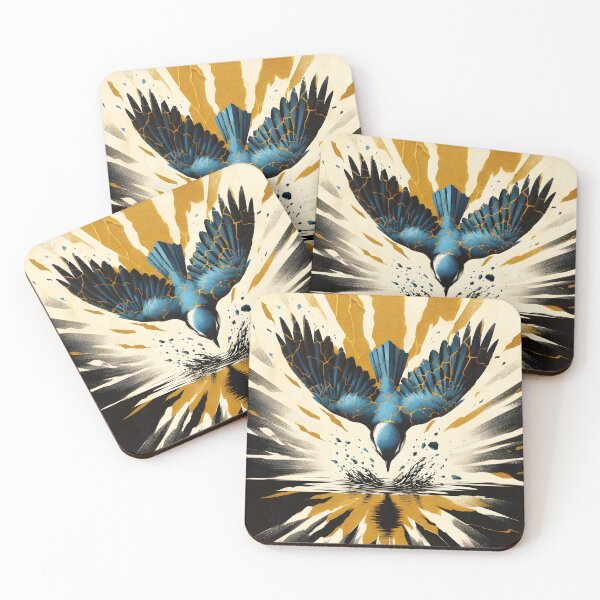 Item preview, Blue Jay Diving, Ai Generated Art  designed and sold by ACC .