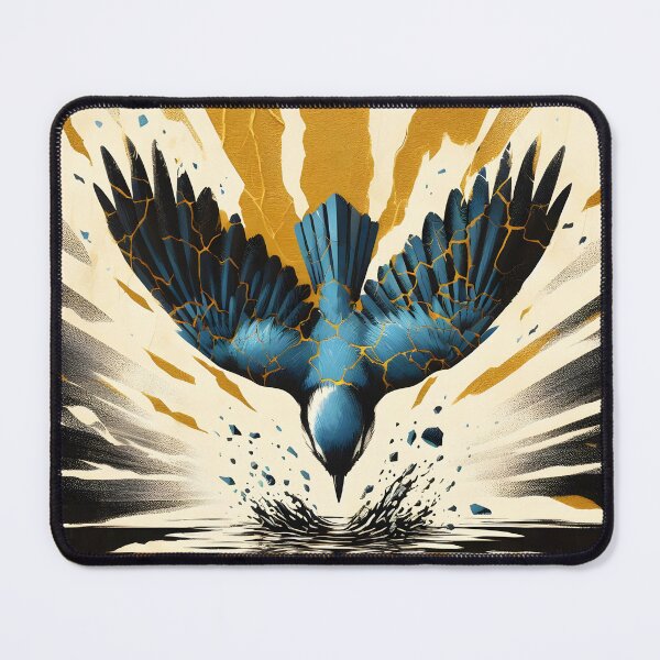 Item preview, Blue Jay Diving, Ai Generated Art  designed and sold by ACC .