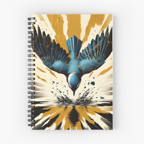 Item preview, Blue Jay Diving, Ai Generated Art  designed and sold by ACC .