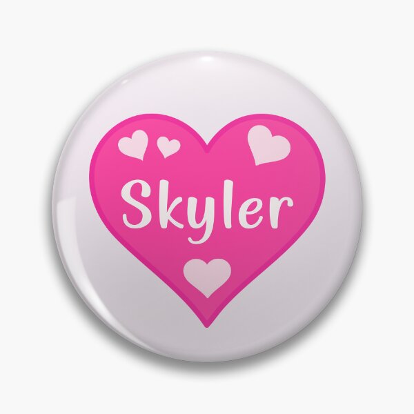 Item preview, Skyler Name Pink Heart  designed and sold by Jeallan Designs.