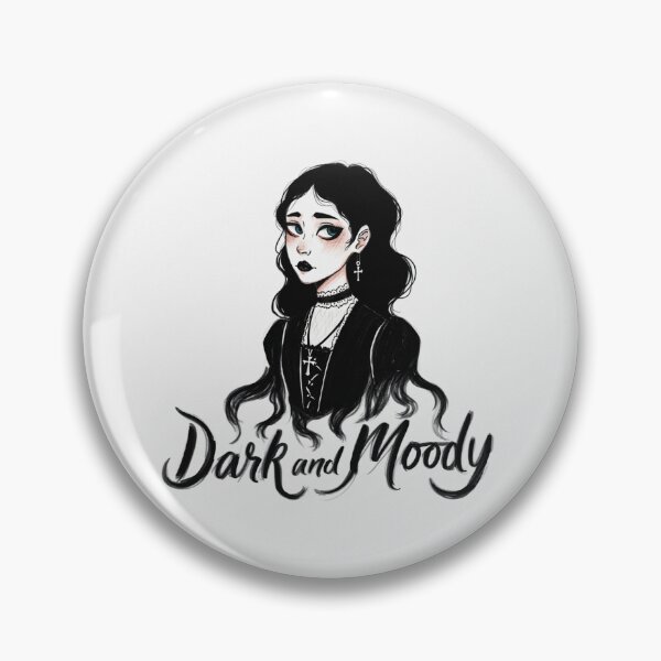 Item preview, Dark and moody -  Emo Goth Girl design designed and sold by Vintage Designs +.