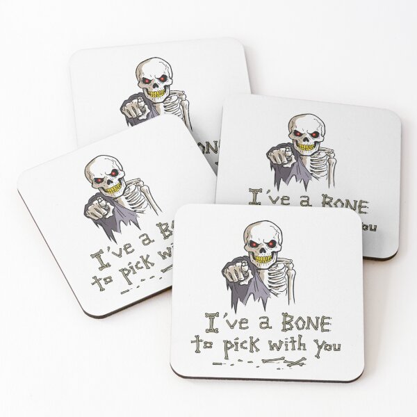 Item preview, Ive a bone to pick with you! - Skeleton pun designed and sold by Vintage Designs +.