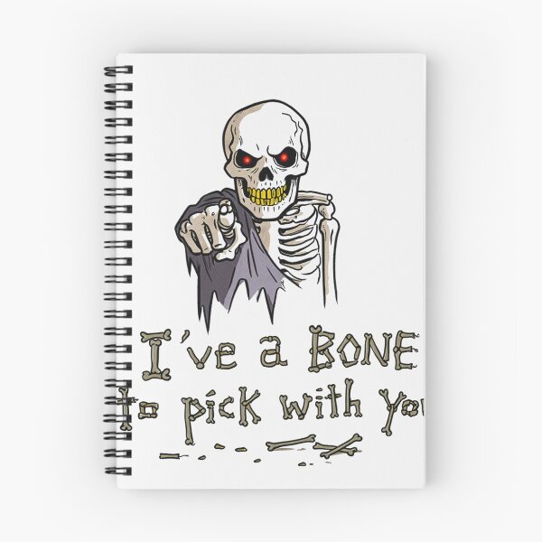 Item preview, Ive a bone to pick with you! - Skeleton pun designed and sold by Vintage Designs +.