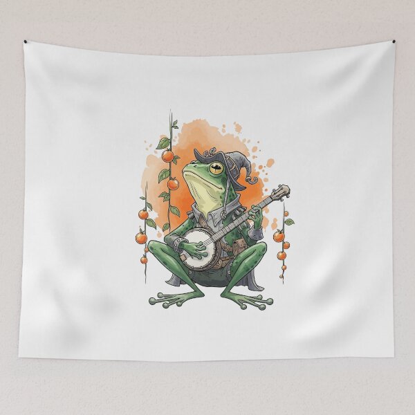 Item preview, A Funny Toad and His Banjo designed and sold by StudioJohan.
