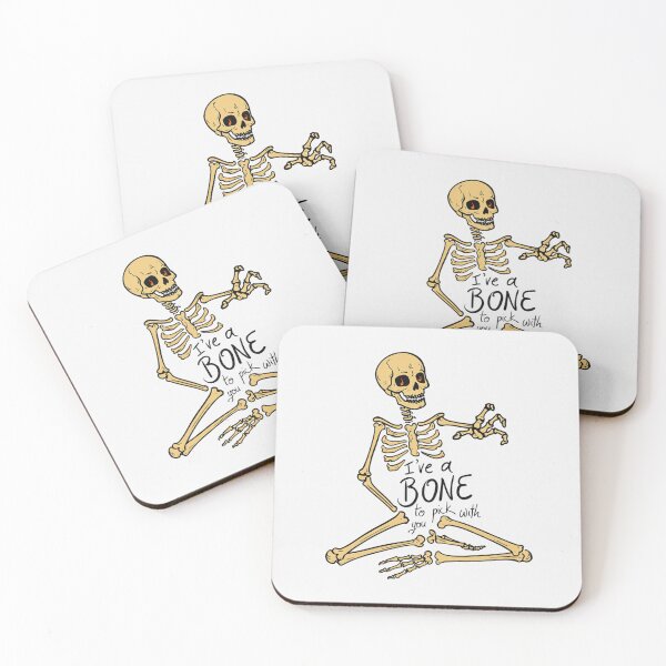 Item preview, Ive a bone to pick with you! - Skeleton pun designed and sold by Vintage Designs +.