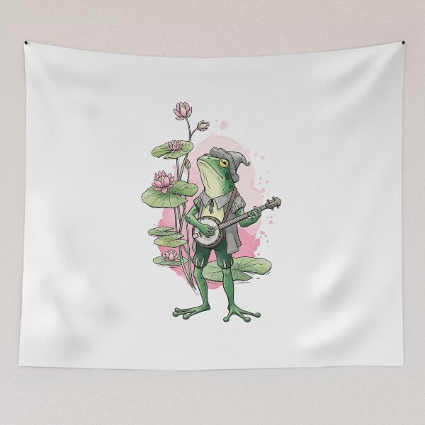 Item preview, Cottagecore Aesthetic Frog Music designed and sold by StudioJohan.
