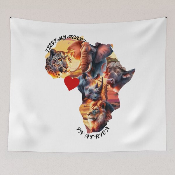 Item preview, I left my heart in Africa designed and sold by Chubbyunicorncreations.