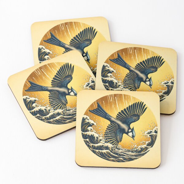 Item preview, Blue Jay Diving, Ai Generated Art  designed and sold by ACC .