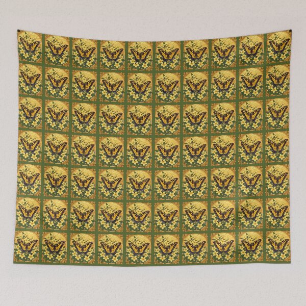 Item preview, Eastern Tiger Swallowtail With Yellow Jasmine designed and sold by taiche.