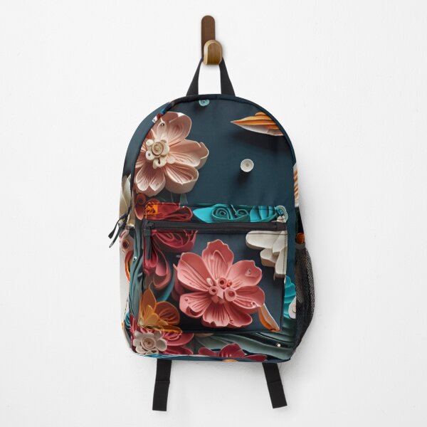 Item preview, Japanese Koi Fish with Cherry Blossoms – Ultra-Detailed Paper Quilling Style Artwork designed and sold by ColorSplash123.