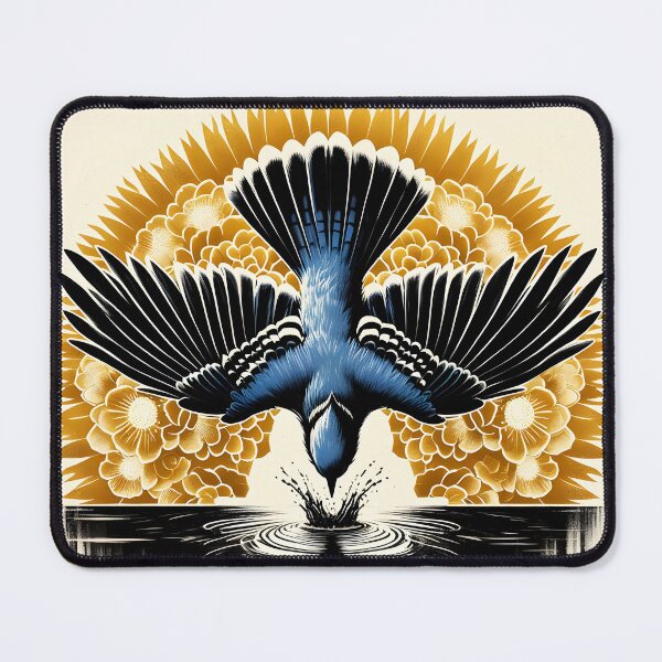 Item preview, Blue Jay Diving, Ai Generated Art  designed and sold by ACC .