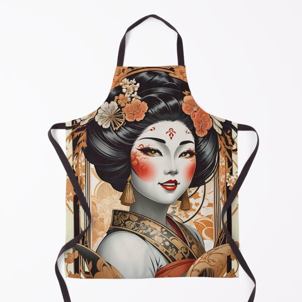 Item preview, Oriental Kimono Geisha Muse in Anime Waifu Design designed and sold by BorgSpareParts.