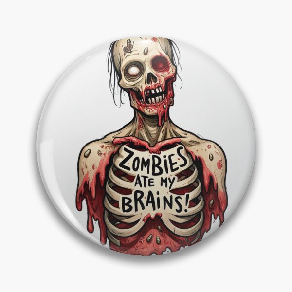 Item preview, Zombies ate my brains  designed and sold by Vintage Designs +.