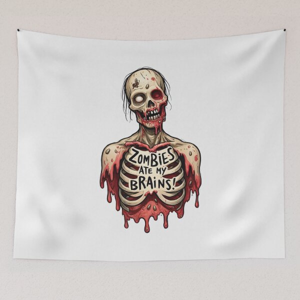 Item preview, Zombies ate my brains  designed and sold by Vintage Designs +.