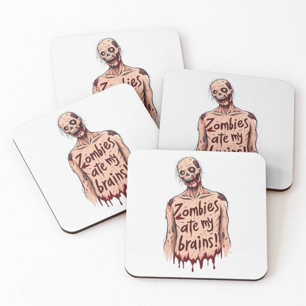 Item preview, Zombies ate my brains  designed and sold by Vintage Designs +.