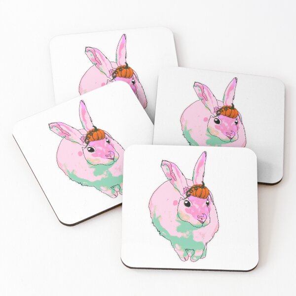 Item preview, Rabbit with Pumpkin Hat – animalzinhats  designed and sold by Ashley’sAnimalz.