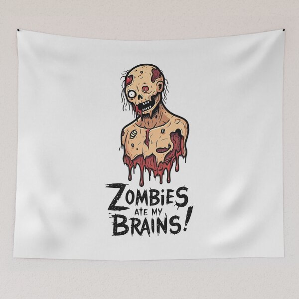 Item preview, Zombies ate my brains  designed and sold by Vintage Designs +.