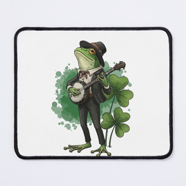 Item preview, Funny Cottagecore Banjo Frog designed and sold by StudioJohan.