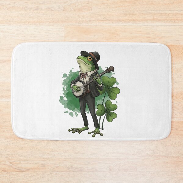 Item preview, Funny Cottagecore Banjo Frog designed and sold by StudioJohan.