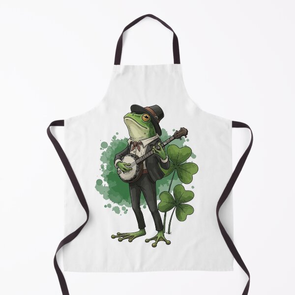 Item preview, Funny Cottagecore Banjo Frog designed and sold by StudioJohan.