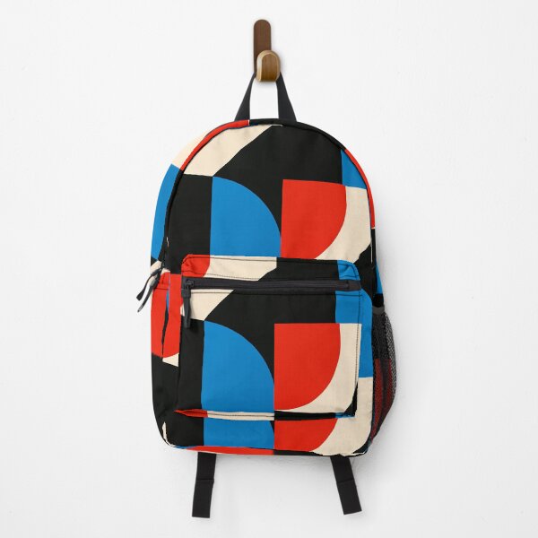 Item preview, Zaino Geometrico Multicolor: Stile Moderno e Originale designed and sold by gaussina.