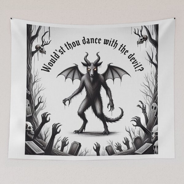 Item preview, Would'st thou dance with the devil? designed and sold by Vintage Designs +.