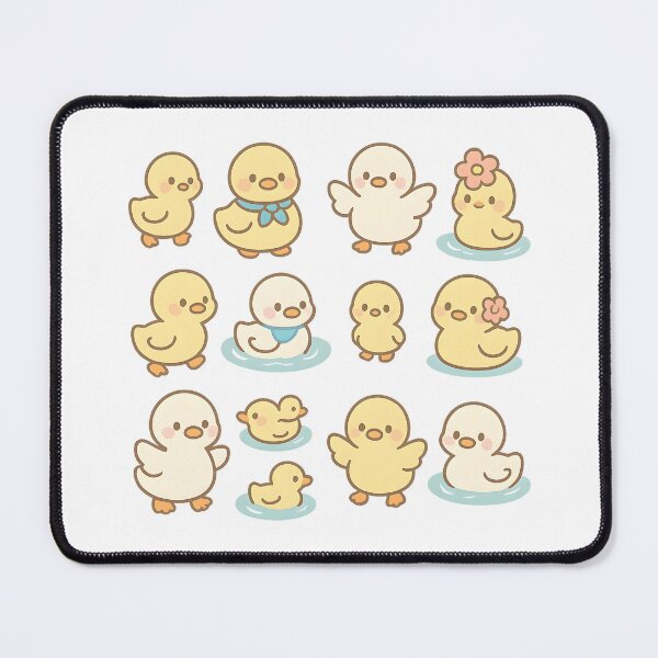 Item preview, Cute Kawaii Duckling Illustration Set designed and sold by SassyArtistry.