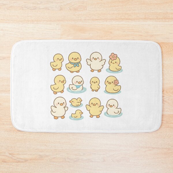 Item preview, Cute Kawaii Duckling Illustration Set designed and sold by SassyArtistry.