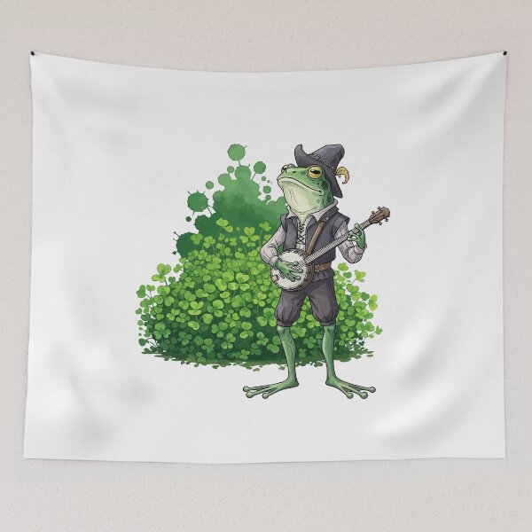 Item preview, The Folksy Banjo Toad designed and sold by StudioJohan.