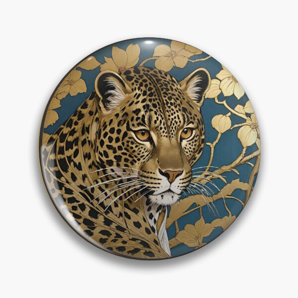 Item preview, Leopard portrait round with ramen naturally beautiful and wild designed and sold by IHImage.