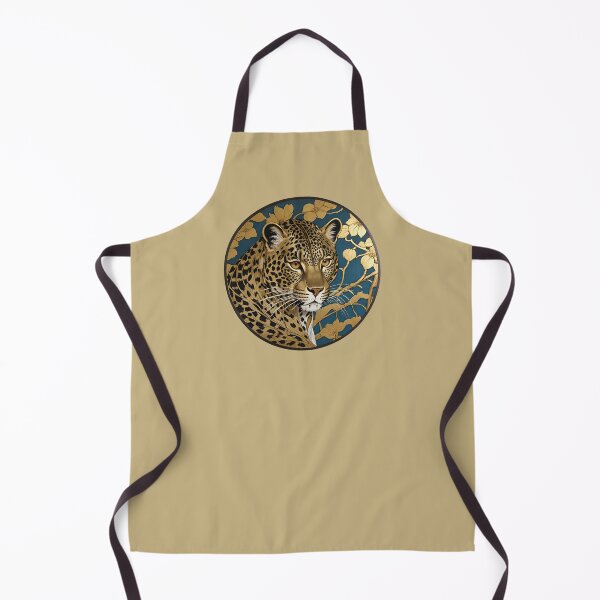 Item preview, Leopard portrait round with ramen naturally beautiful and wild designed and sold by IHImage.