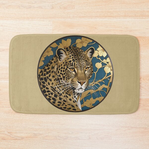 Item preview, Leopard portrait round with ramen naturally beautiful and wild designed and sold by IHImage.