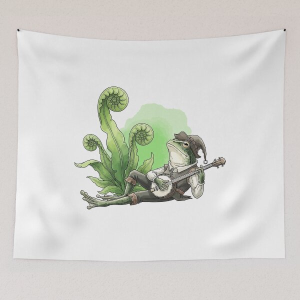 Item preview, Whimsical Banjo Frog Music designed and sold by StudioJohan.