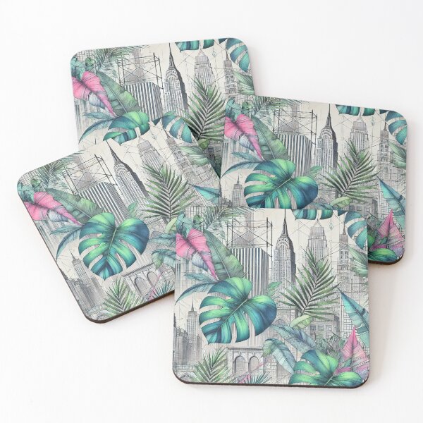 Item preview, Urban Tropic Fusion Pattern designed and sold by Silmoyo.