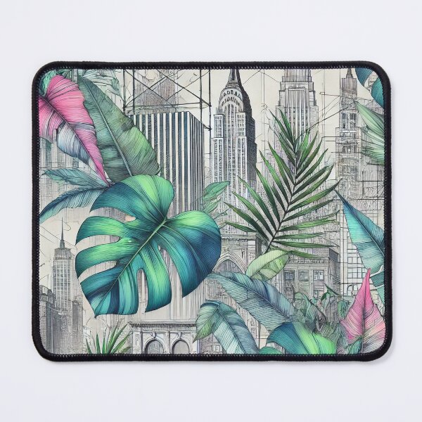 Item preview, Urban Tropic Fusion Pattern designed and sold by Silmoyo.