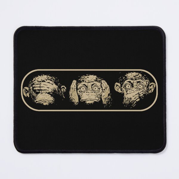 Item preview, See No Evil, Hear No Evil, Speak No Evil designed and sold by Angry Swan Designs.