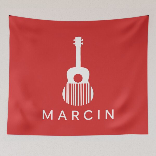 Item preview, Marcin Guitar Barcode Music Design designed and sold by Anniko Art Studio.