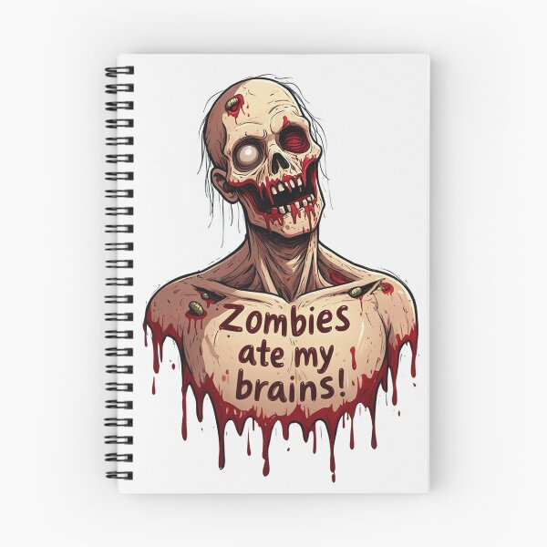 Item preview,  Zombies ate my brains  designed and sold by Vintage Designs +.