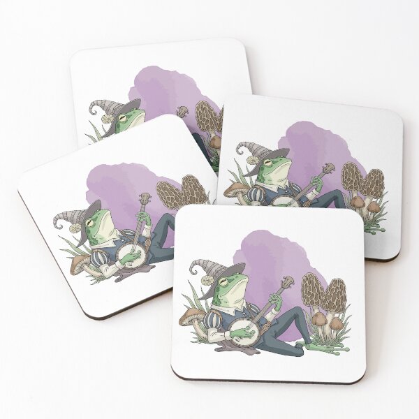 Item preview, Cottagecore Frog & Banjo Bliss designed and sold by StudioJohan.