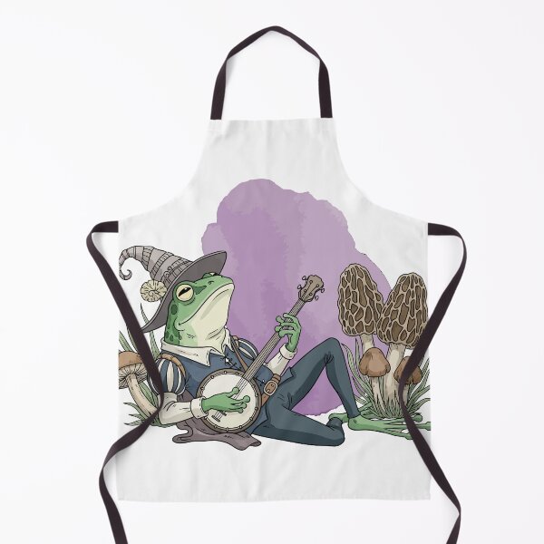 Item preview, Cottagecore Frog & Banjo Bliss designed and sold by StudioJohan.