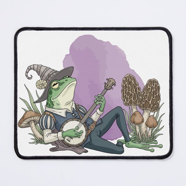 Item preview, Cottagecore Frog & Banjo Bliss designed and sold by StudioJohan.