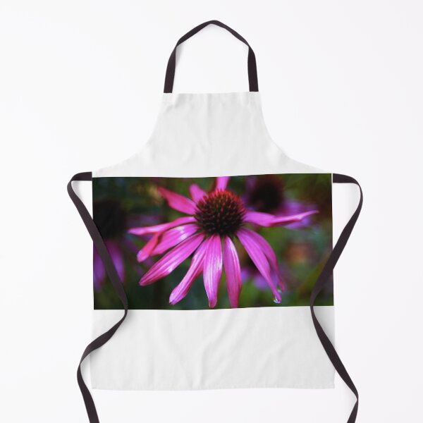 Item preview, purple coneflower with water drops designed and sold by oniadragon.