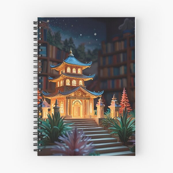 Item preview, Enchanted Library with Glowing Books – Ultra-Detailed Paper Quilling Style Artwork designed and sold by ColorSplash123.