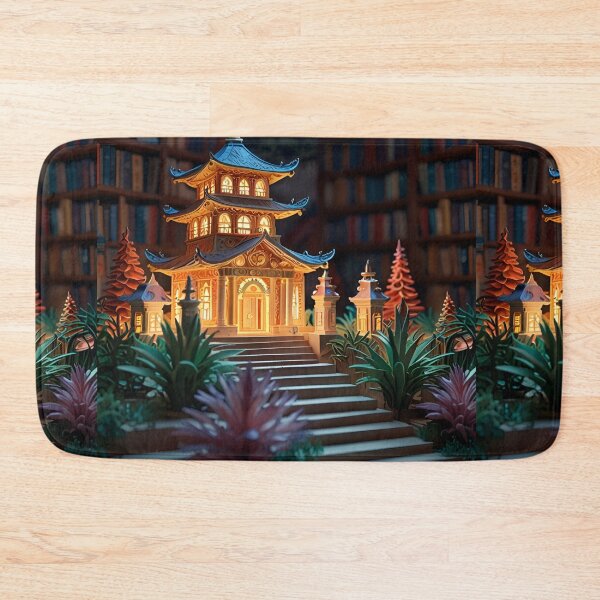 Item preview, Enchanted Library with Glowing Books – Ultra-Detailed Paper Quilling Style Artwork designed and sold by ColorSplash123.