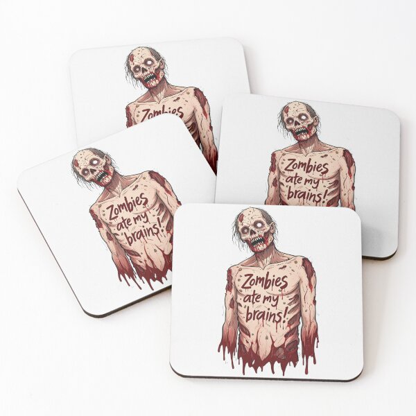 Item preview, Zombies ate my brains  designed and sold by Vintage Designs +.